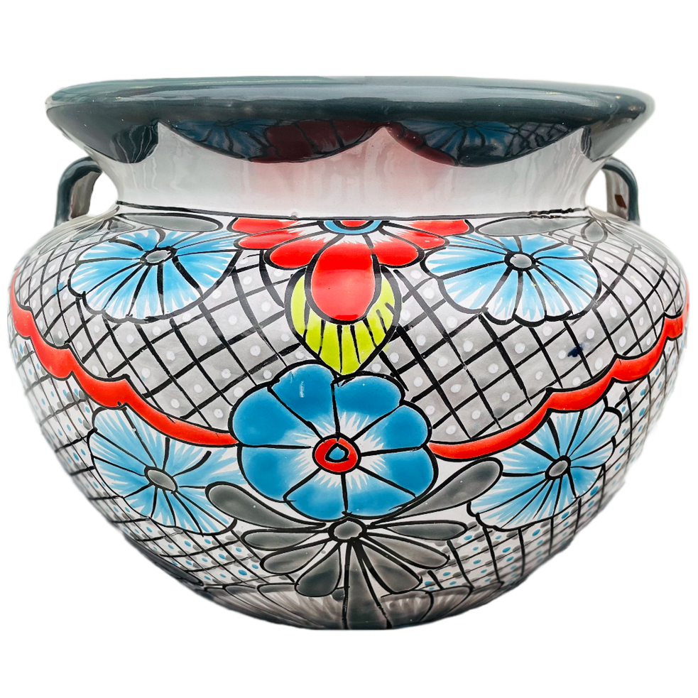Large Michoacan flowerpot