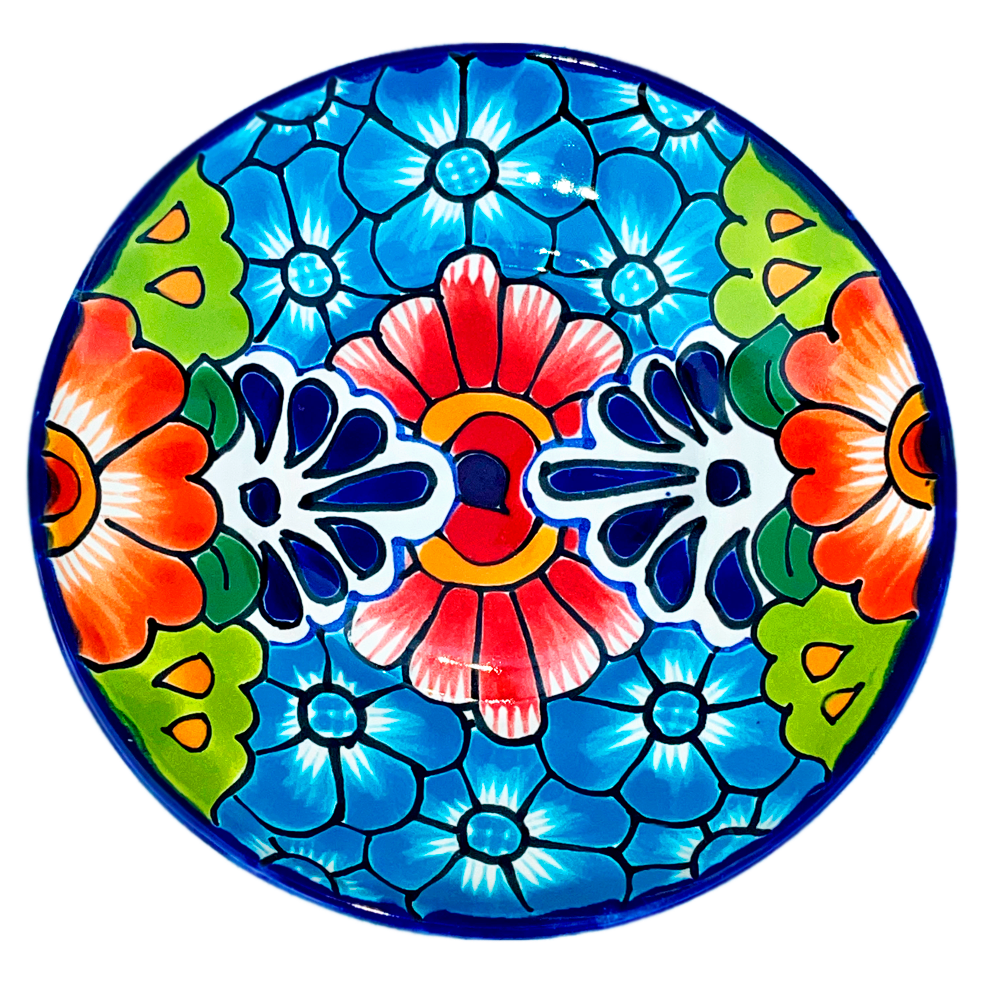 Baby blue flower small plate