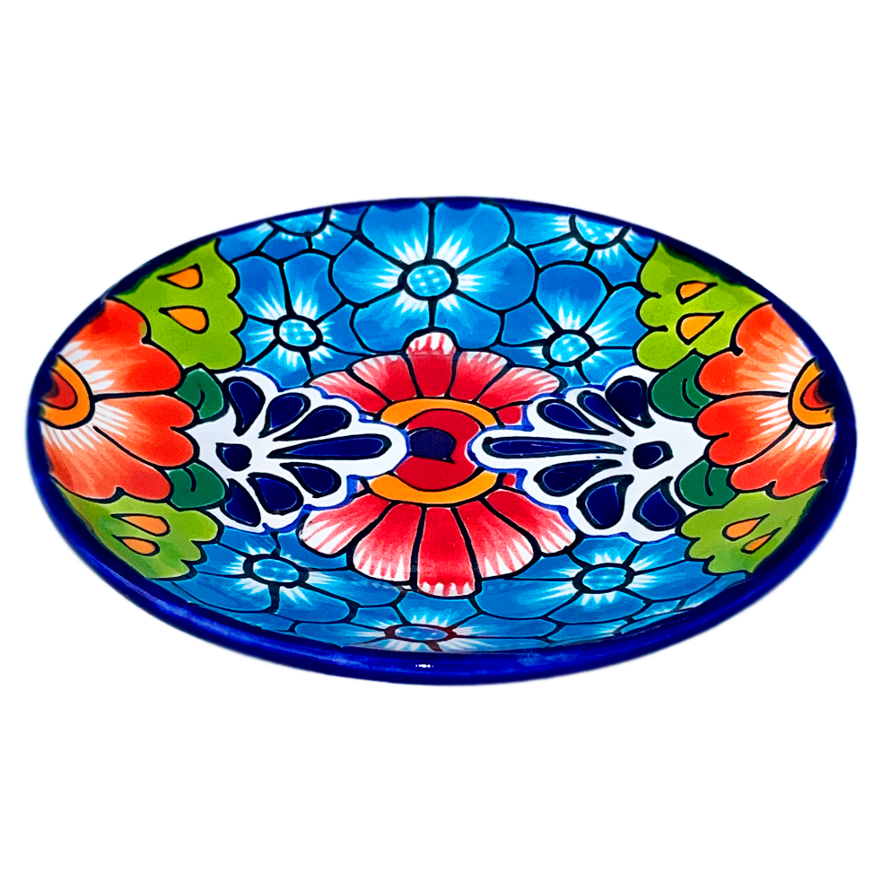 Baby blue flower small plate