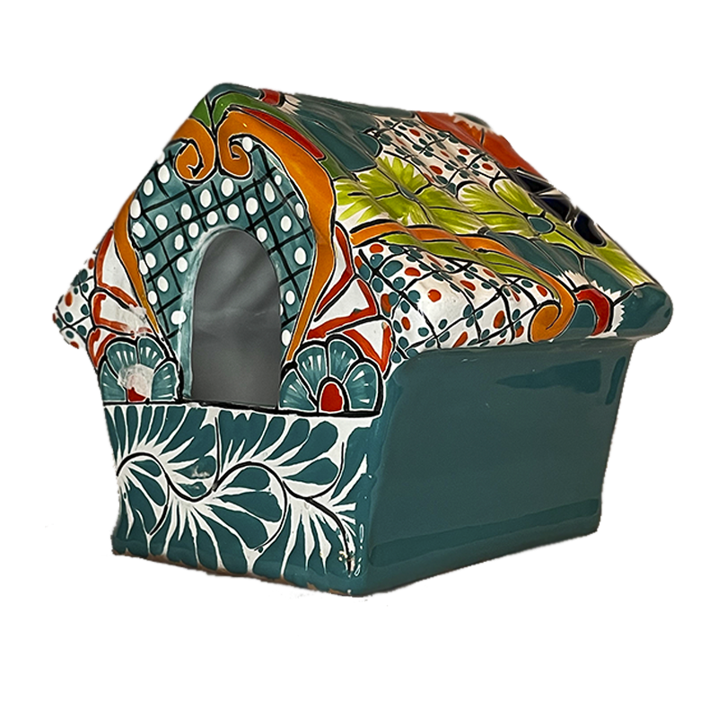 Birdhouse talavera roof