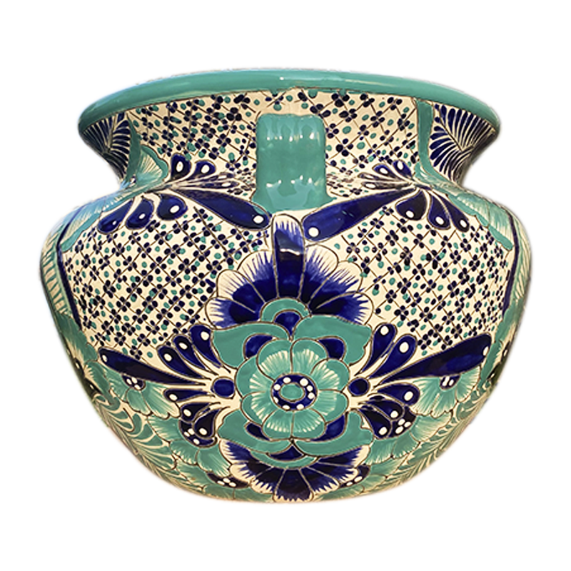 Large Michoacan flowerpot