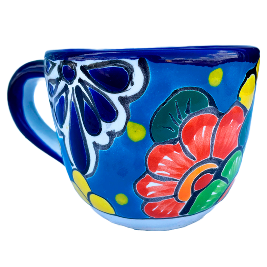 Blue Fatima coffee cup